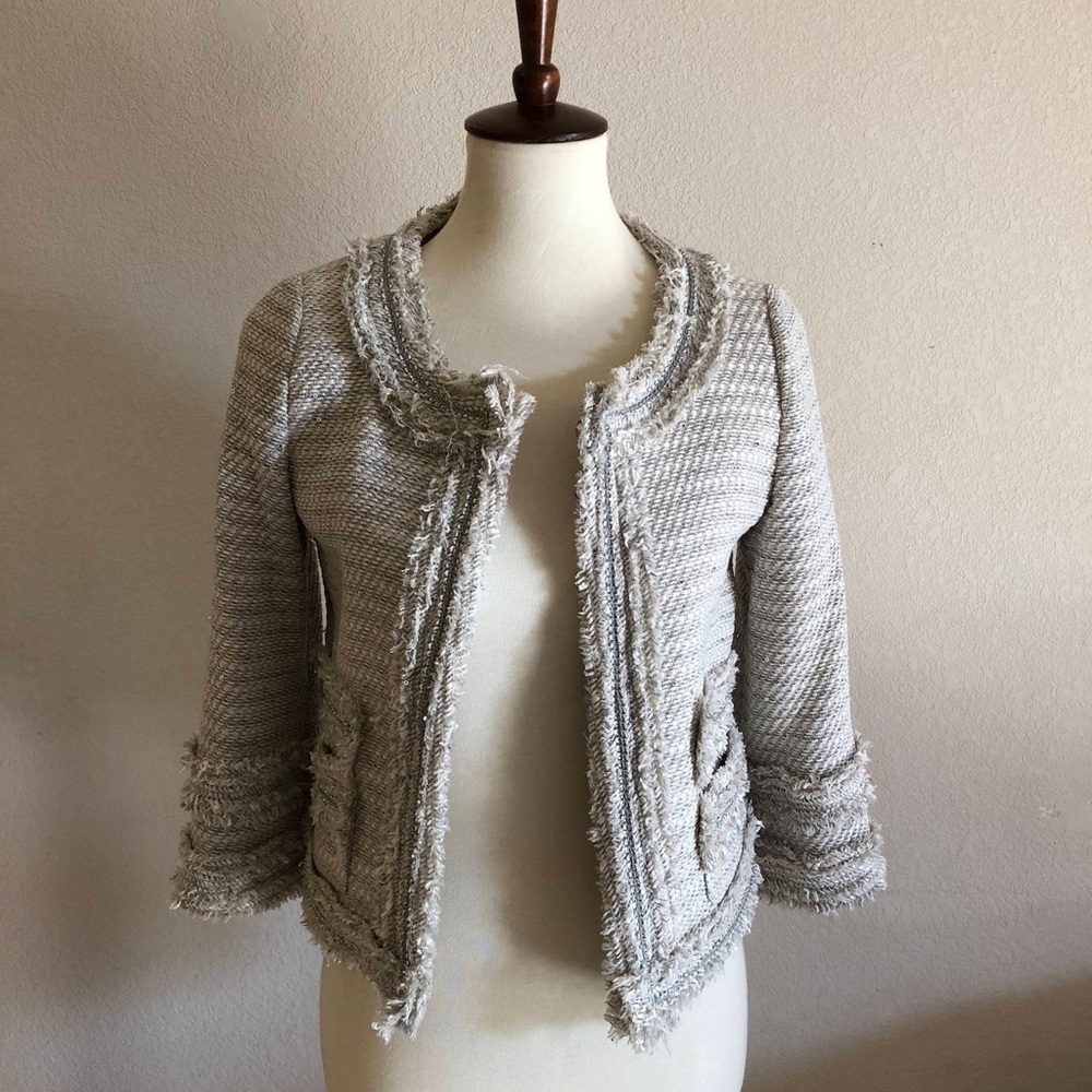 SOLD Vintage Silver Jacket Detail